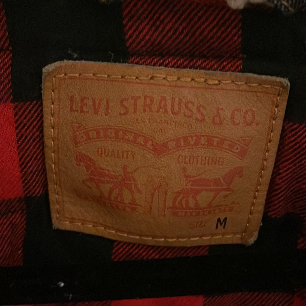 Levi’s Down-Filled Zip Up Jean Jacket - image 2